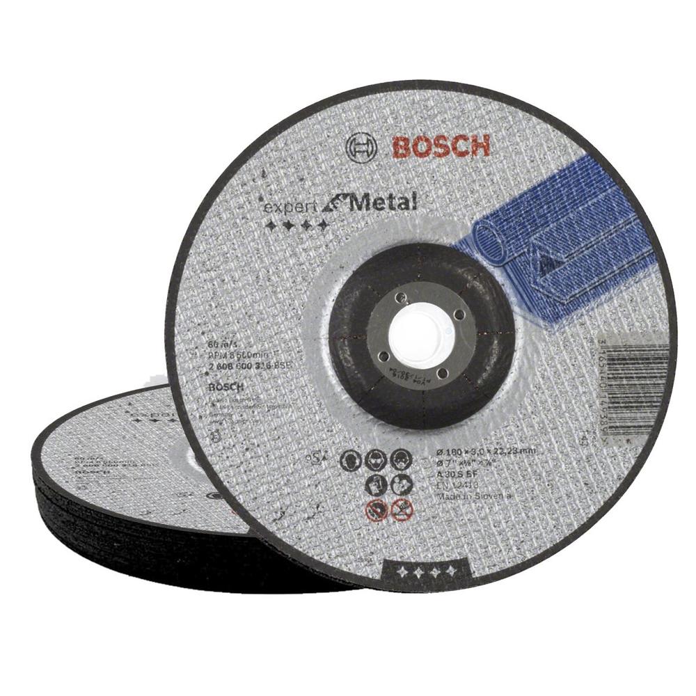 Discos Bosch De Corte Abrasivo 7' Expert Para Metal - 10 Pzs