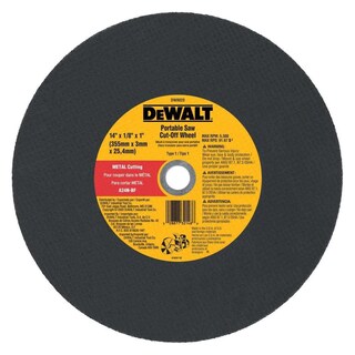 Foto 3 | Disco De Corte Dewalt Dw8020 Para Sierra De Puerto De Metal, 14 X 0,3 X 2,5 Cm - Venta Internacional.