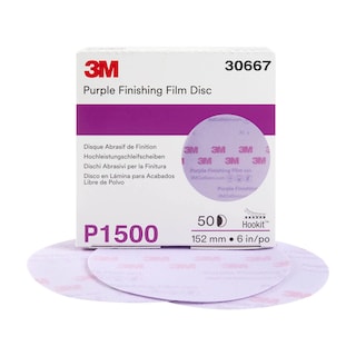 Foto 2 | Disco Abrasivo 3m Hookit Purple Finshing Film 30667 1500+ 6 Pulgadas - Venta Internacional.