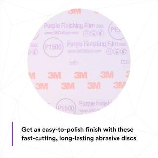 Foto 4 | Disco Abrasivo 3m Hookit Purple Finshing Film 30667 1500+ 6 Pulgadas - Venta Internacional.