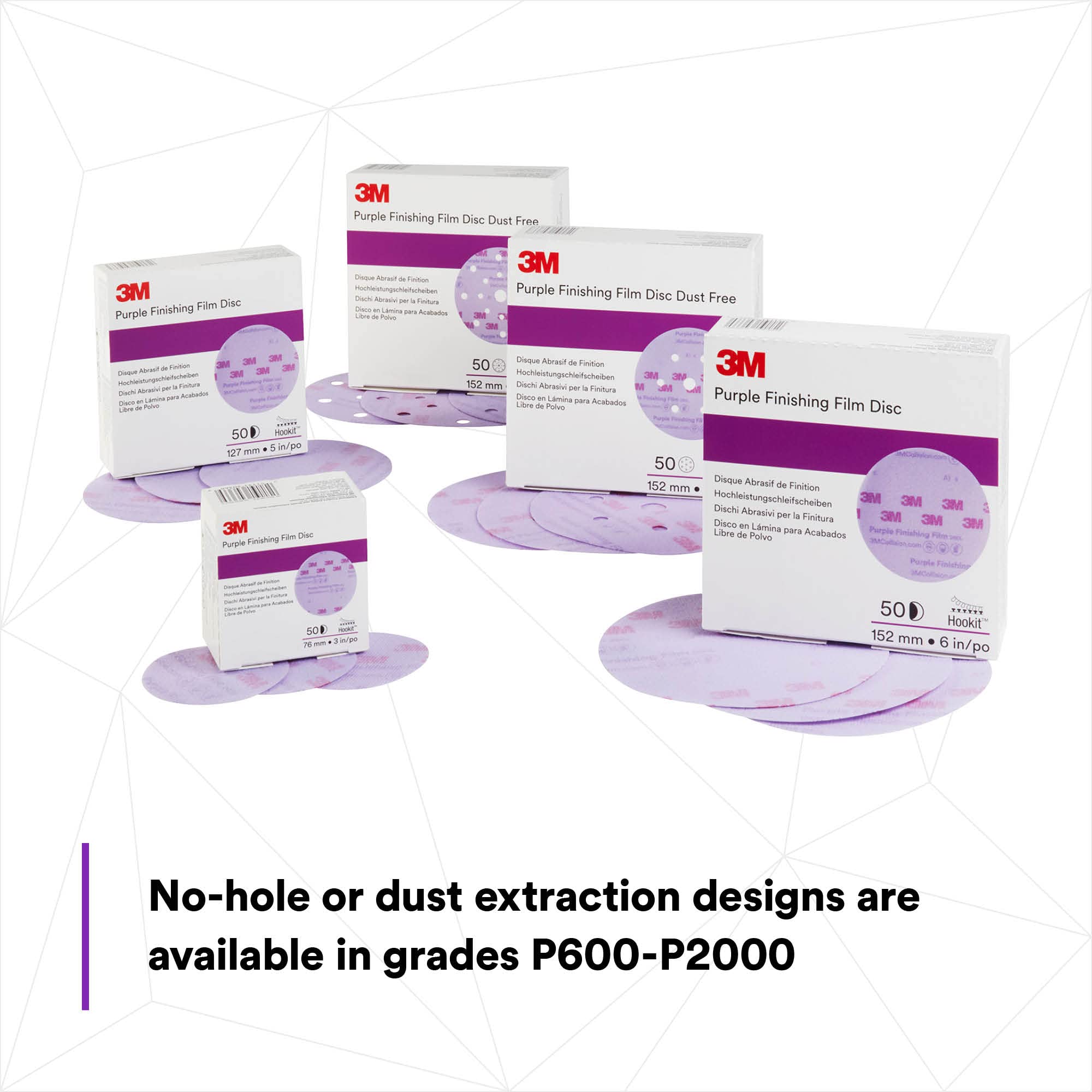 Foto 8 pulgar | Disco Abrasivo 3m Hookit Purple Finshing Film 30667 1500+ 6 Pulgadas - Venta Internacional.