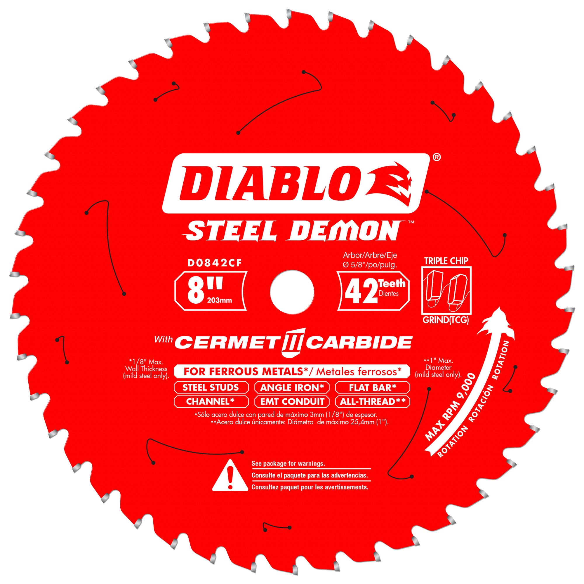 Hoja De Sierra Freud Steel Demon 42t Cermet Ii Carbide 20 Cm - Venta Internacional.