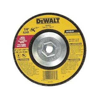 Foto 6 | Muela Abrasiva Dewalt De Metal De Alto Rendimiento, 6 X 1/4 X 5/8 Pulgadas - Venta Internacional.