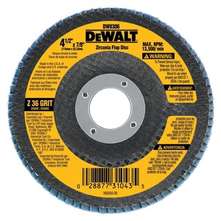 Foto 1 | Disco Amoladora Angular Dewalt Dw8330, Circonita De Grano 80, 7 Pulgadas - Venta Internacional.