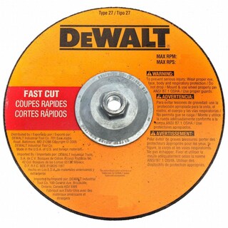 Foto 2 | Disco Abrasivo De Corte Dewalt De 9 Pulgadas Para Corte Rápido - Venta Internacional.