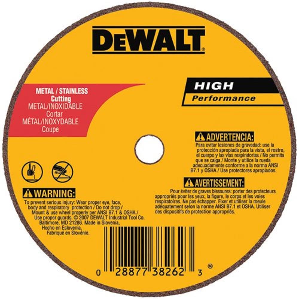 Foto 2 pulgar | Disco De Corte Dewalt Dw8723 A60t 10 Cm X 1,6 Mm X 1,6 Cm - Venta Internacional.