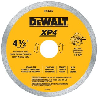 Foto 1 | Diamond Blade Dewalt Dw4765 Para Gres Porcelánico De 4,5 Pulgadas - Venta Internacional.