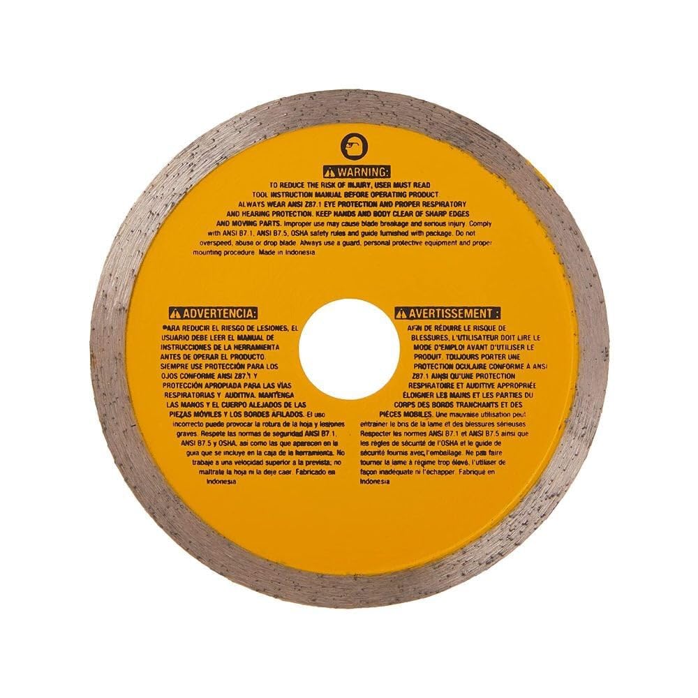 Foto 3 | Diamond Blade Dewalt Dw4765 Para Gres Porcelánico De 4,5 Pulgadas - Venta Internacional.