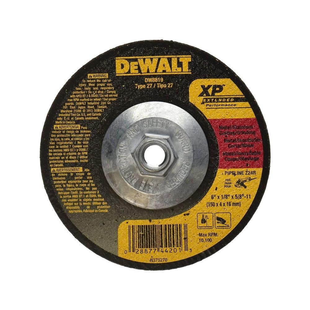 Foto 3 pulgar | Muela Abrasiva Dewalt 15,24 Cm X 0,32 Cm X 1,59 Cm - Venta Internacional.