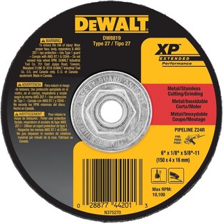 Foto 5 | Muela Abrasiva Dewalt 15,24 Cm X 0,32 Cm X 1,59 Cm - Venta Internacional.