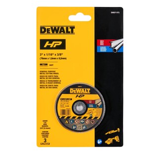 Foto 1 | Disco De Corte Dewalt Dw8711p3 De 3 Pulgadas, Paquete De 3 - Venta Internacional.