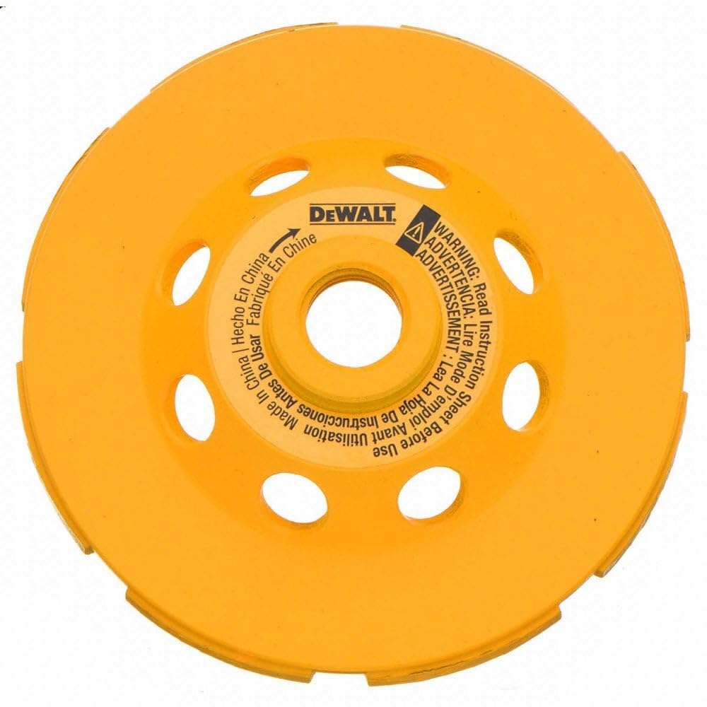Foto 6 pulgar | Muela Abrasiva Dewalt Dw4772, Copa De Diamante De Doble Hilera, 100 Mm - Venta Internacional.