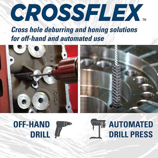 Foto 2 | Cepillo Perforado Weiler Crossflex Standard Duty 1/4'', Grano 180sc - Venta Internacional.