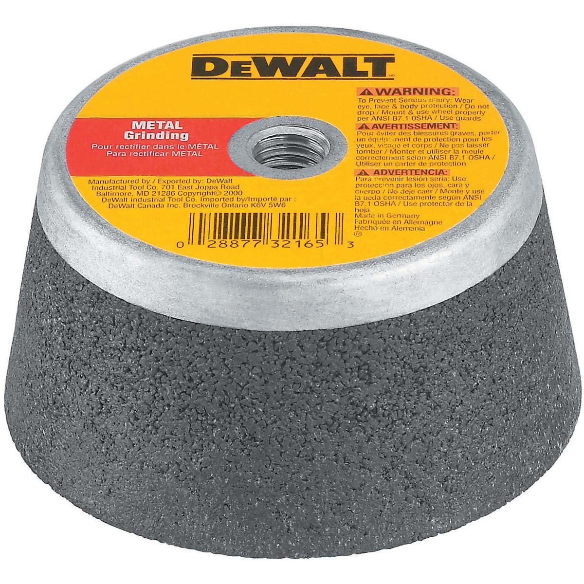 Foto 2 pulgar | Muela Abrasiva Dewalt Dw4962 T11 Para Metal 12 7 Cm X 5 08 Cm - Venta Internacional.