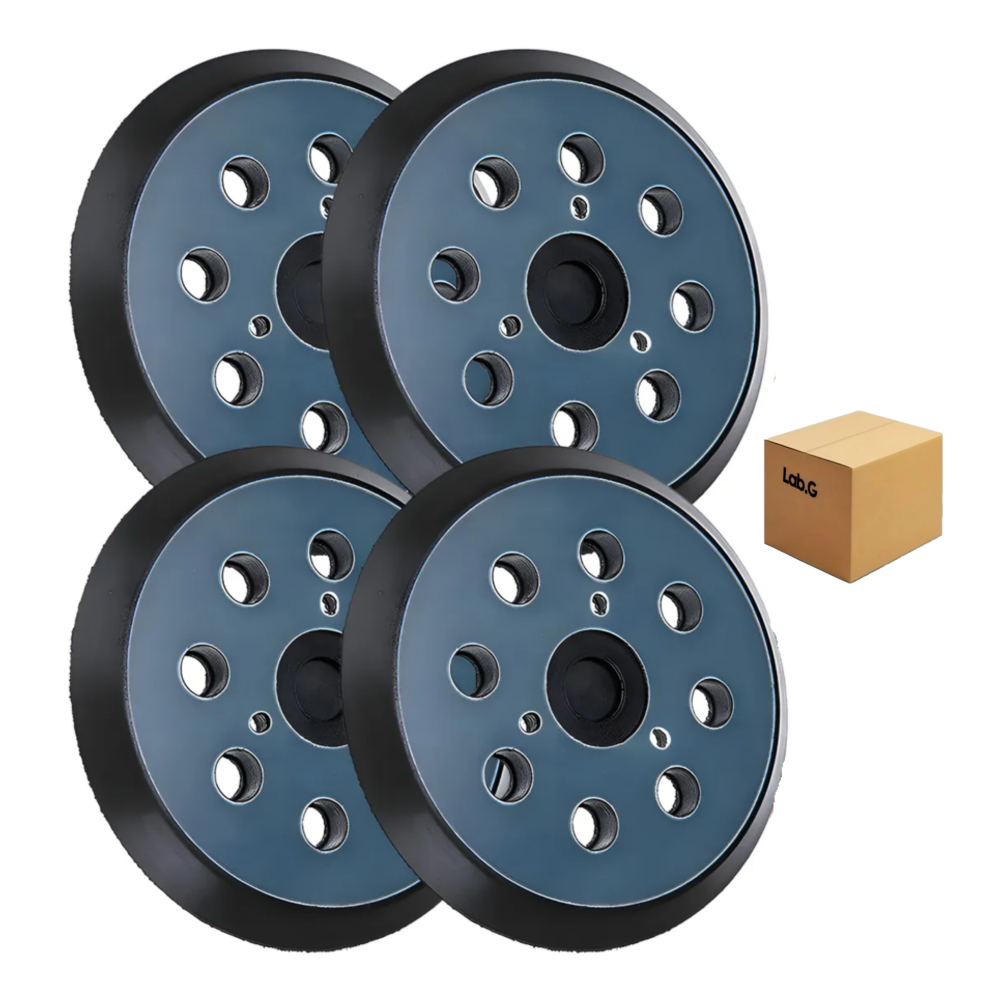 Foto 1 | 4pz Lijadora Adecuada Para Makita Lab.g  Negro Azul Oscuro