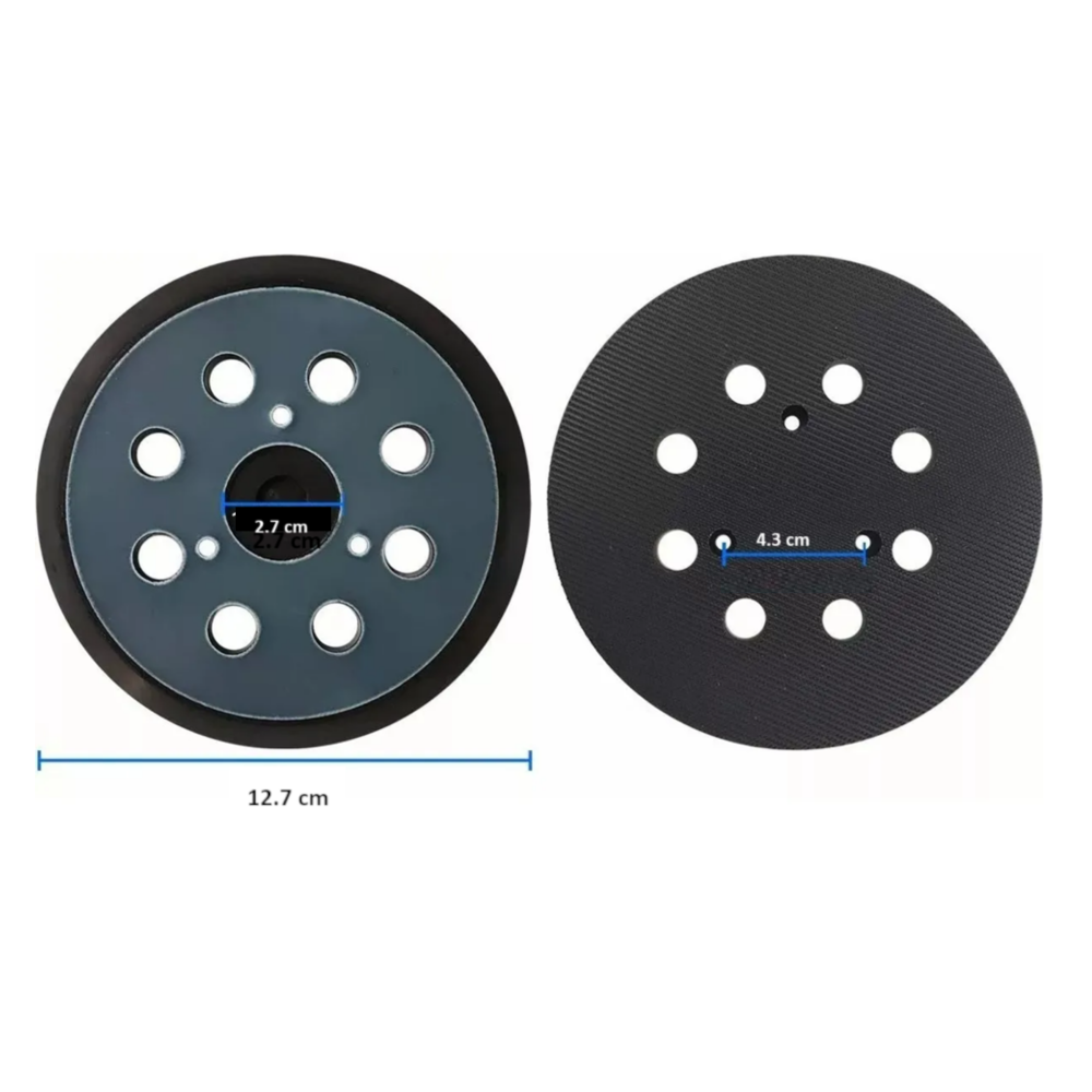Foto 2 | 4pz Lijadora Adecuada Para Makita Lab.g  Negro Azul Oscuro