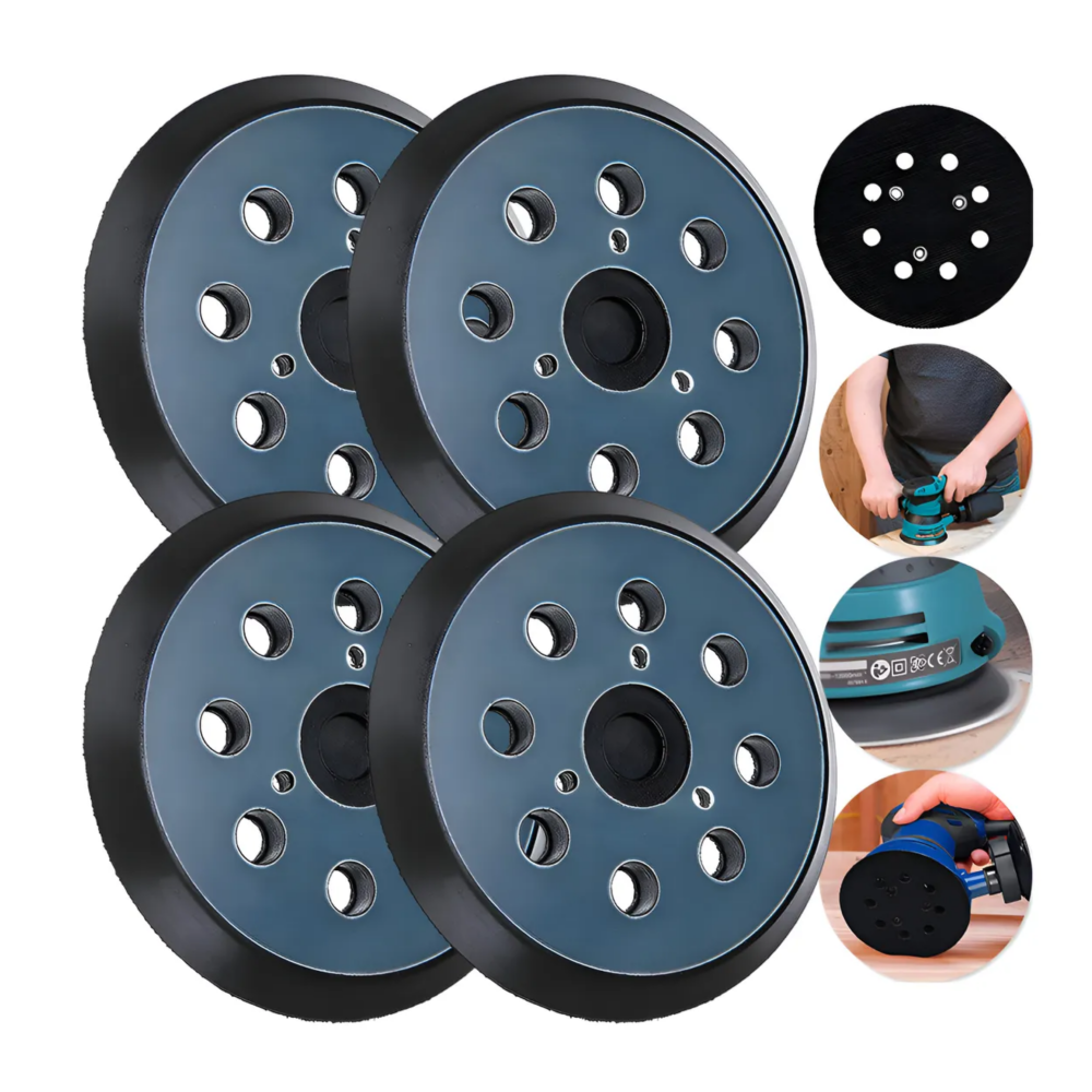 Foto 5 | 4pz Lijadora Adecuada Para Makita Lab.g  Negro Azul Oscuro