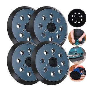 Foto 5 | 4pz Lijadora Adecuada Para Makita Lab.g Negro Azul Oscuro