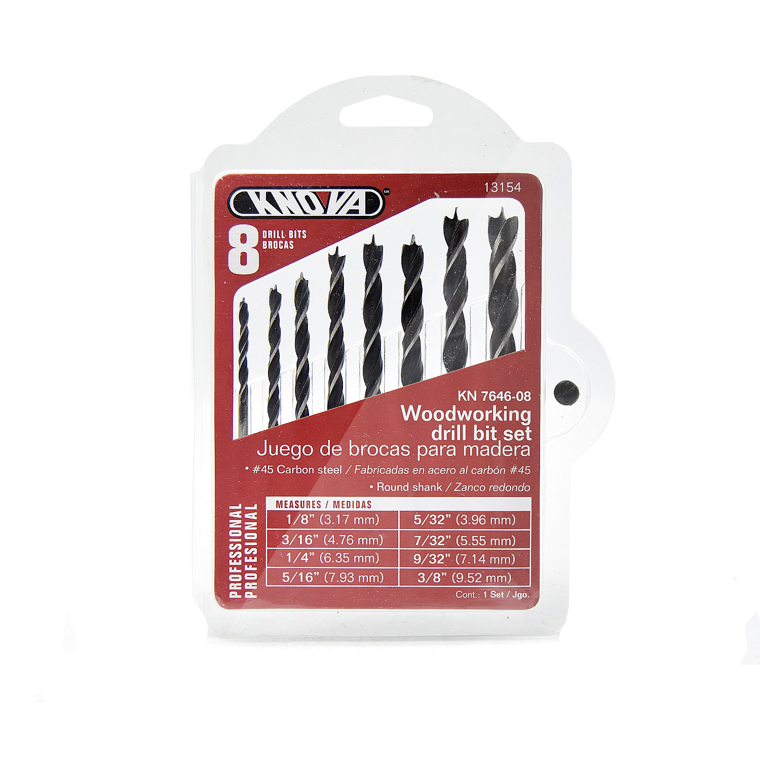 Brocas Para Madera 8 Piezas Knova