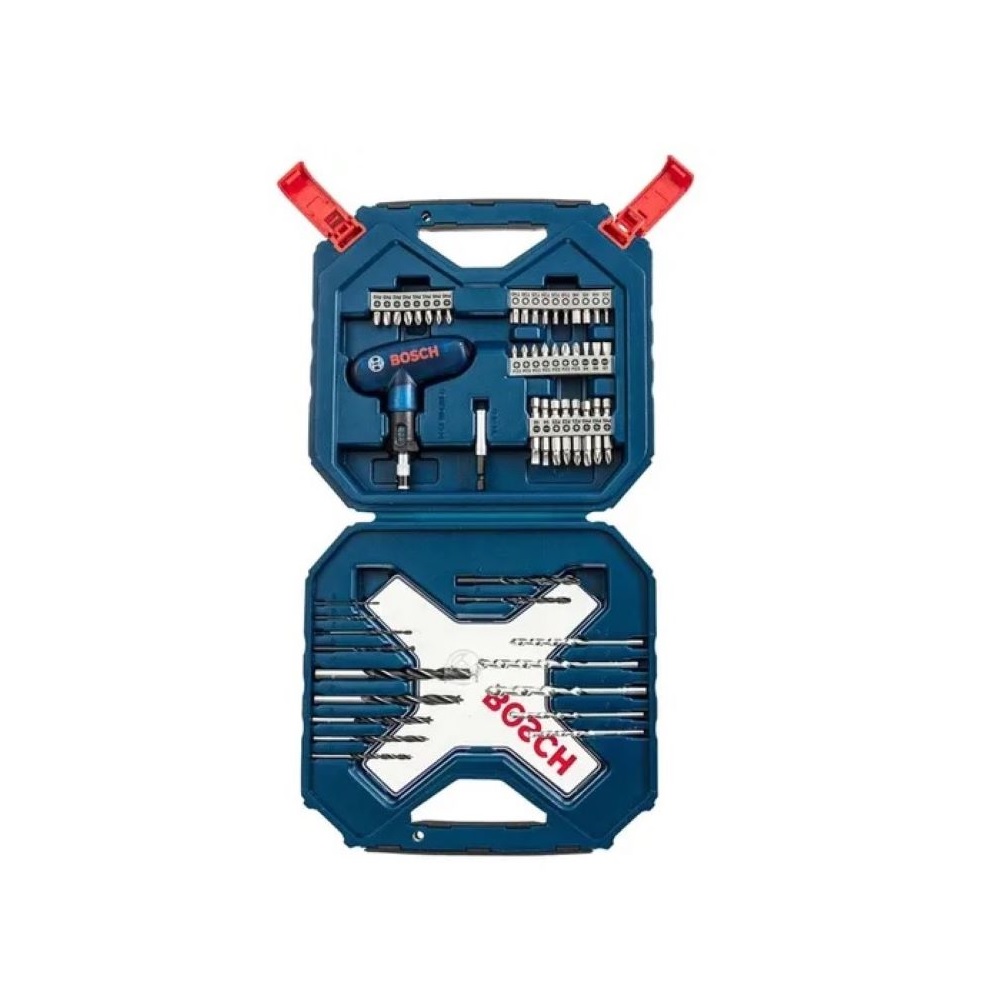 Kit Brocas Puntas X-line 54pzs Atornillar Metal Madera Bosch