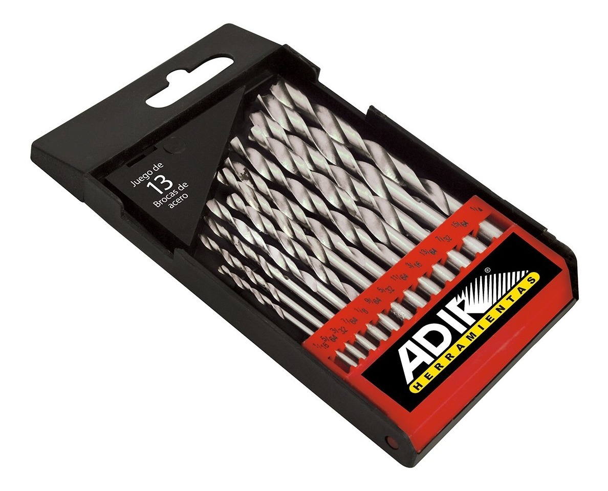 Juego de Brocas para Taladro Adir 111 13 Piezas