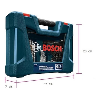 Foto 4 | Set Brocas Destornillador V-line 91pz + Estuche Ms4091 Bosch
