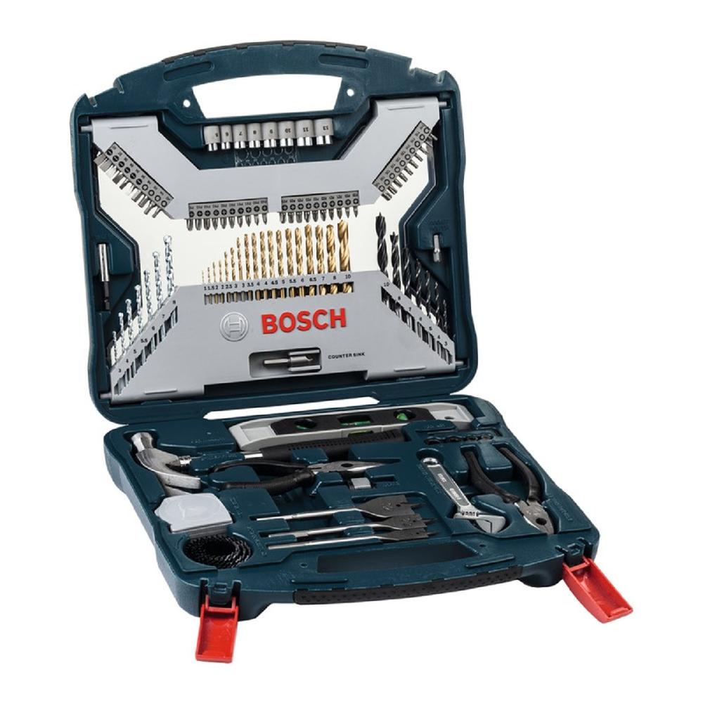 Combo Set Brocas Y Puntas Maletín X-line Con 103 Pzas Bosch