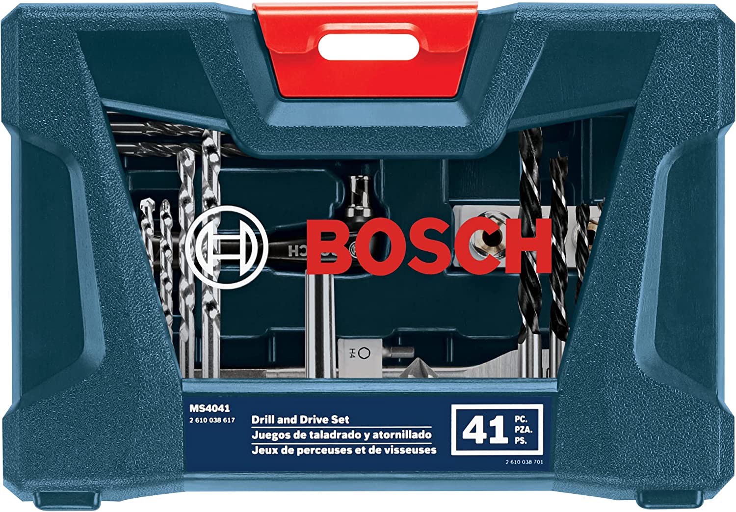 Foto 2 | Maletín Set Brocas Puntas Dados Mixto Bosch ‎MS4041 V-line 41 Piezas