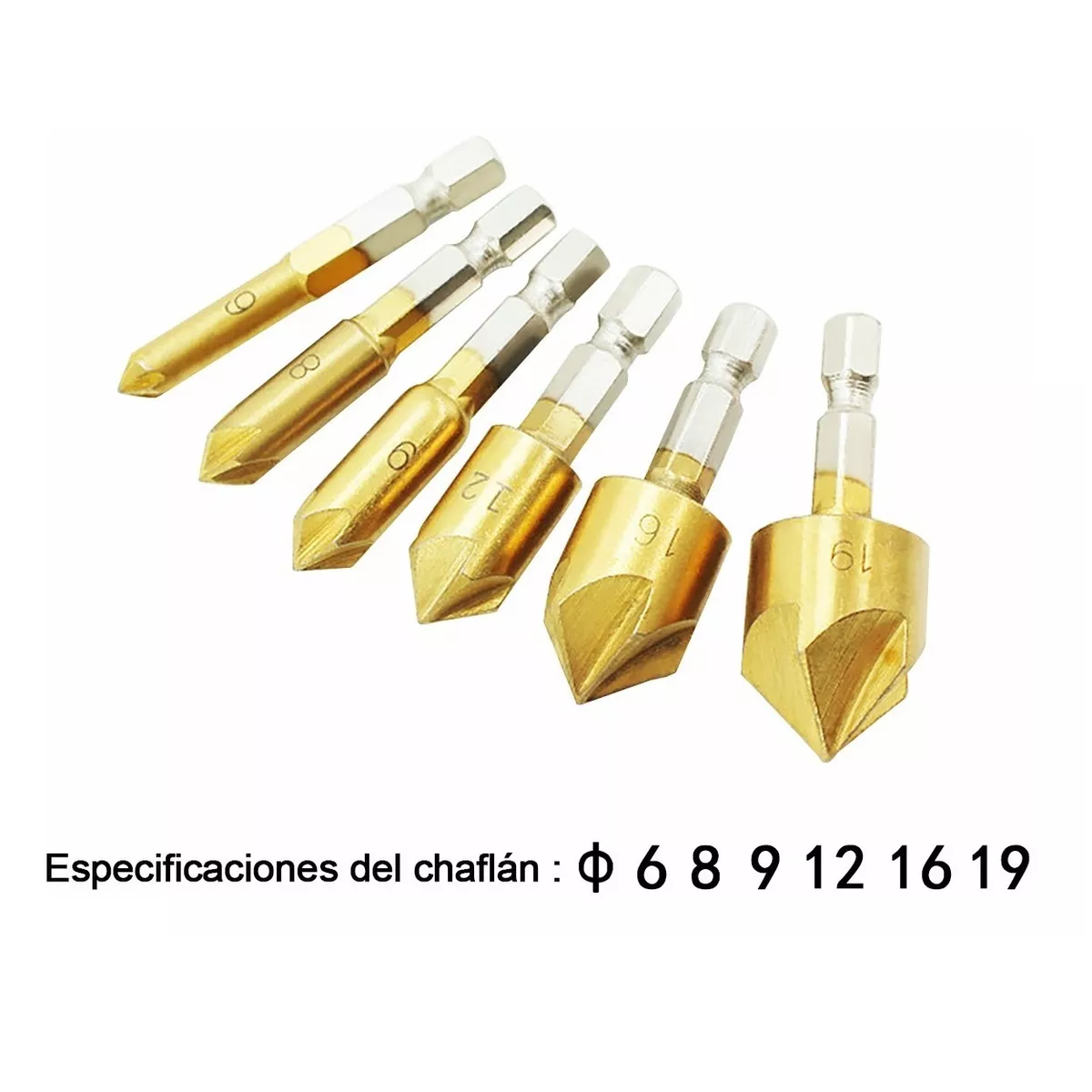 Foto 4 pulgar | Juego de Brocas Eo Safe Imports Esi-5463 Dorado 26 Piezas