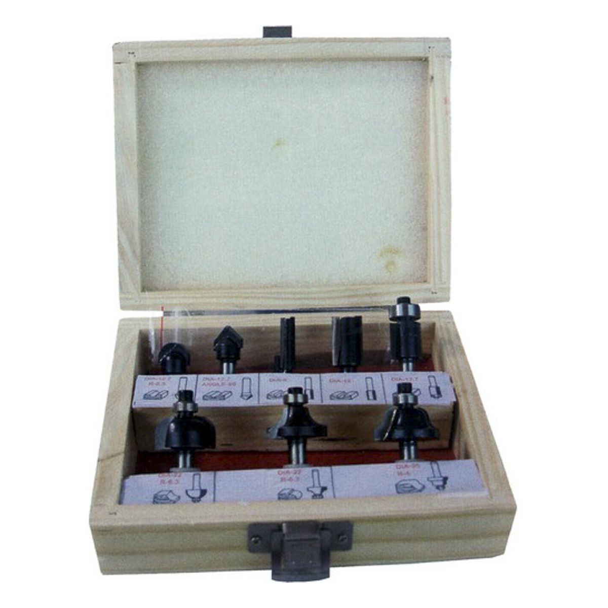 Foto 1 | Juego Brocas Router Oakland Set Lujo (8 Pzas)