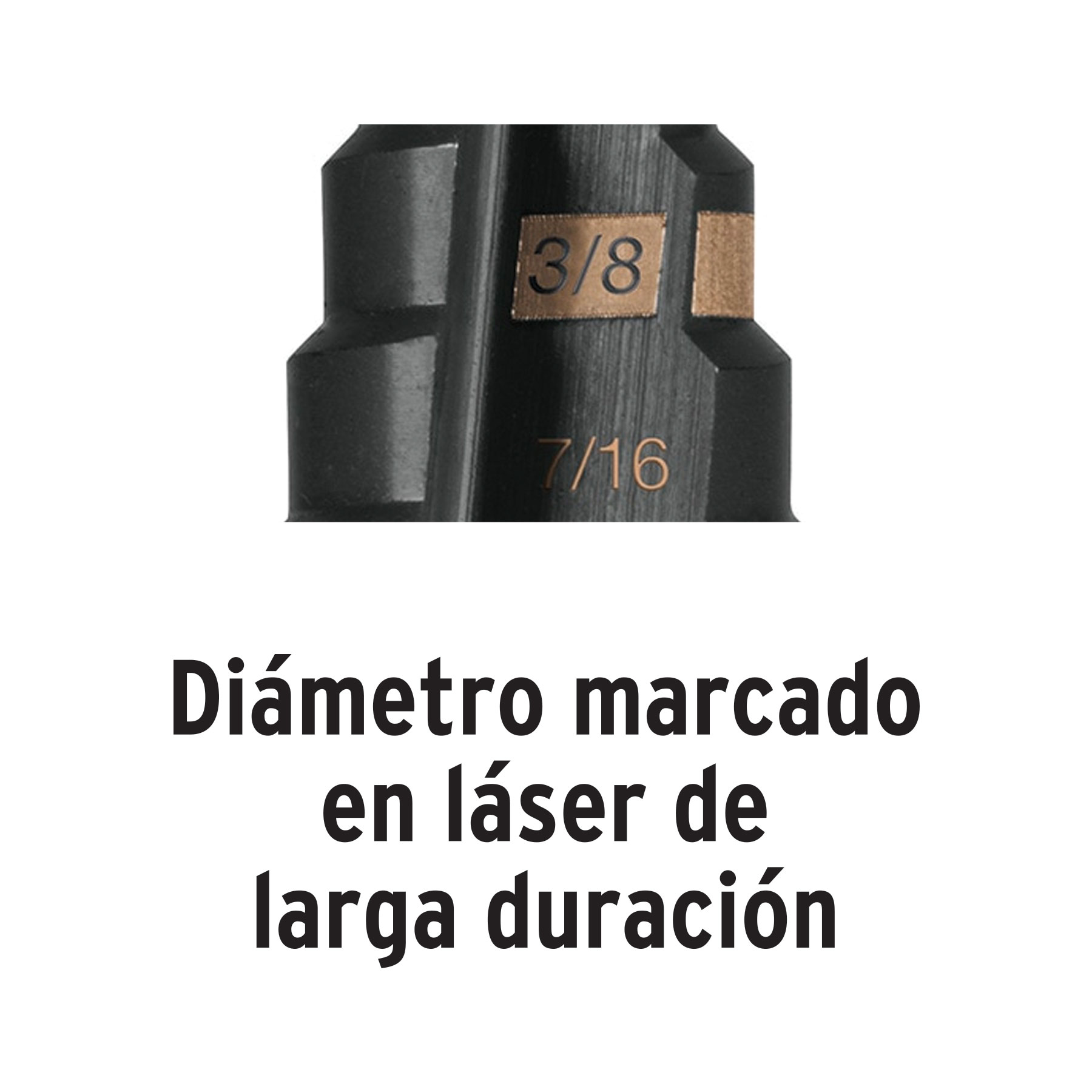 Foto 3 | Broca Escalonada Truper BES-13 color Negro 13 Escalones 1/8'' a 1/2''