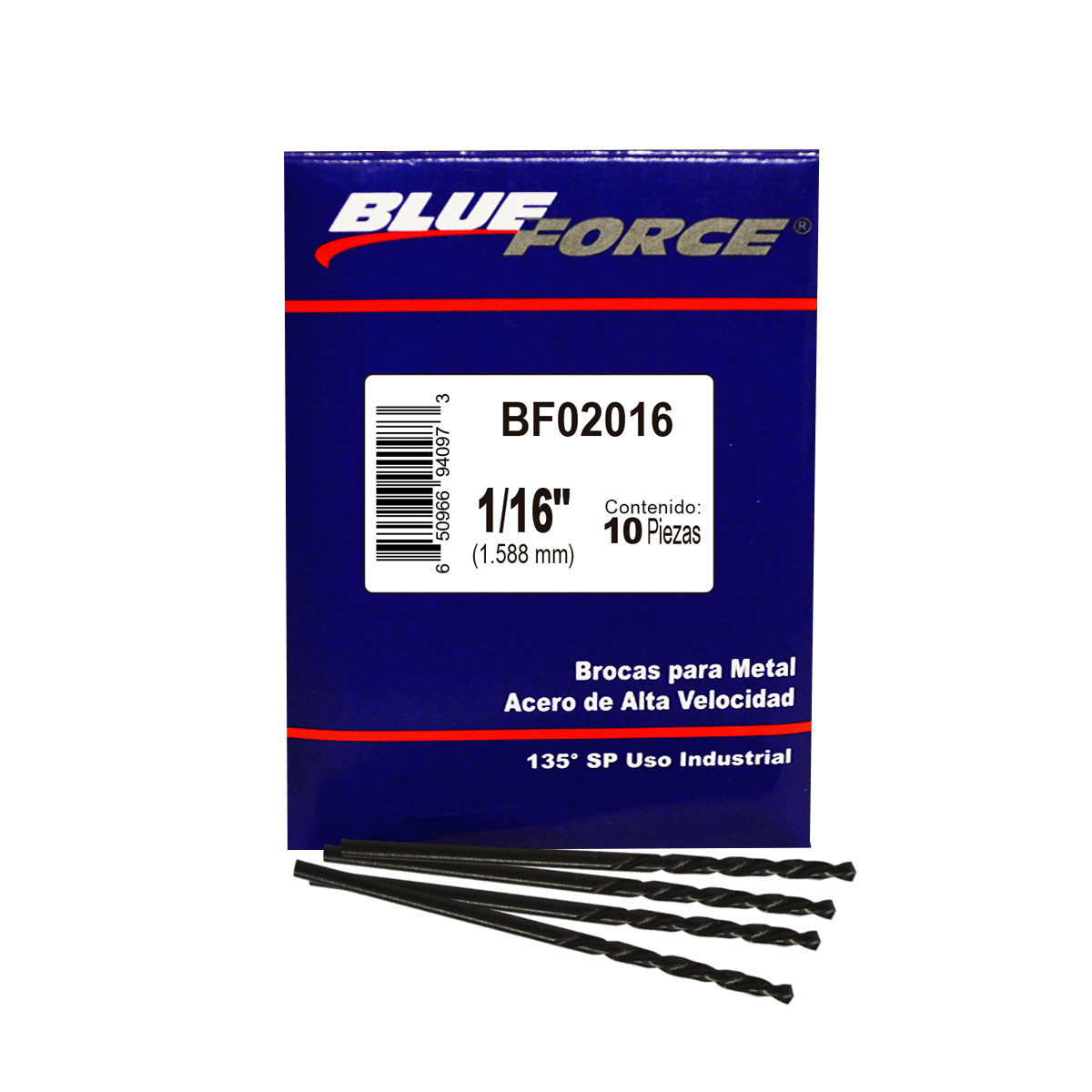 Foto 2 pulgar | Brocas Aav 135° Sp Blue Force Bf02016 1/16 Plg