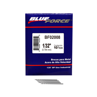Foto 3 | Brocas Aav 135° Sp Blue Force Bf02008 1/32 Plg