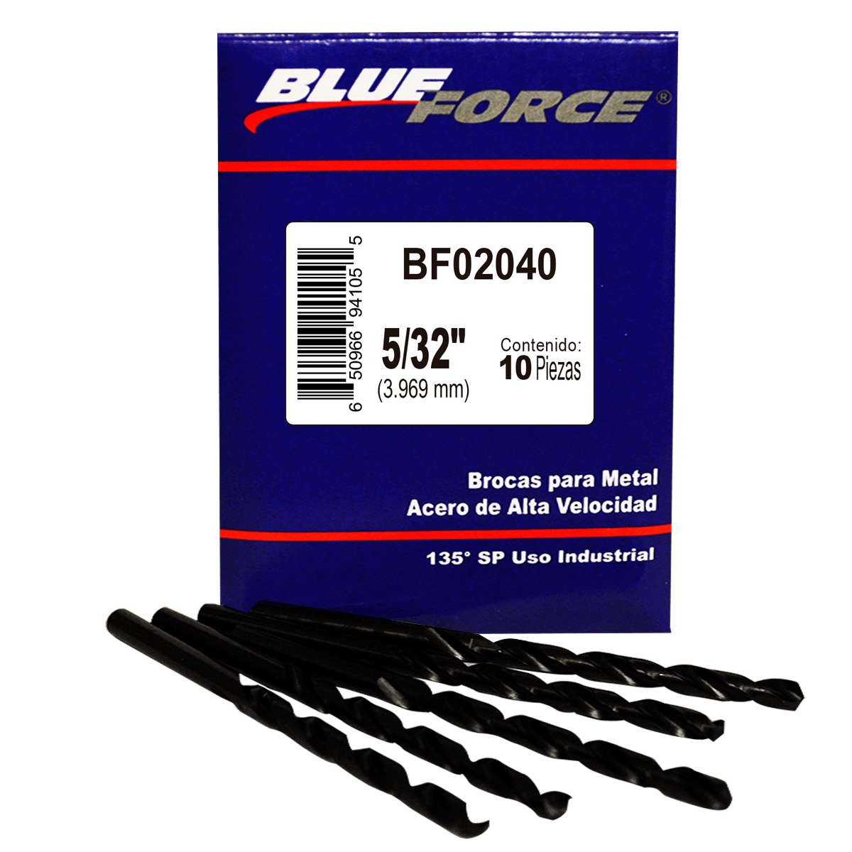 Foto 2 pulgar | Brocas Aav 135° Sp Blue Force Bf02040 5/32 Plg