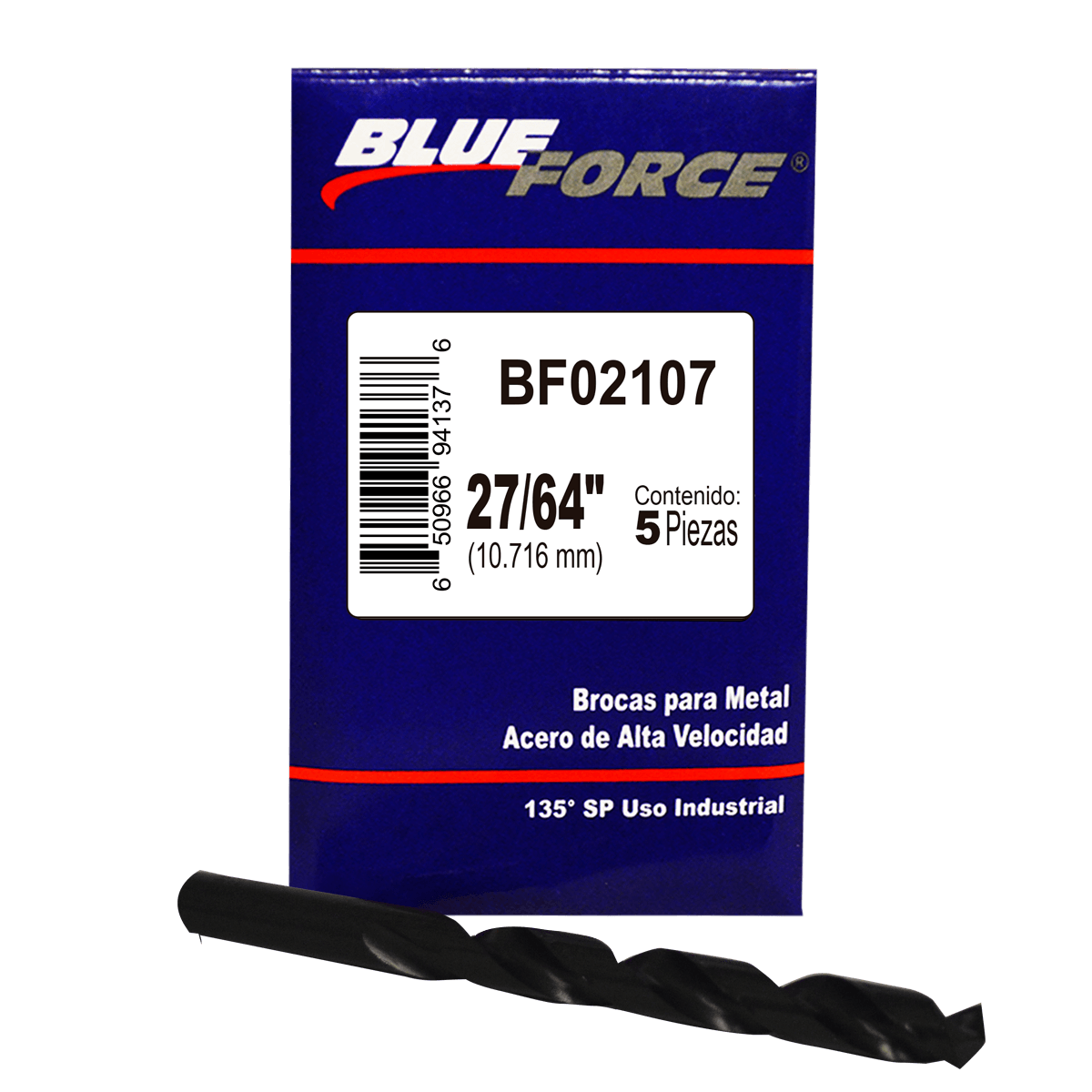 Brocas Aav 135° Sp Blue Force Bf02107 27/64 Pulgada