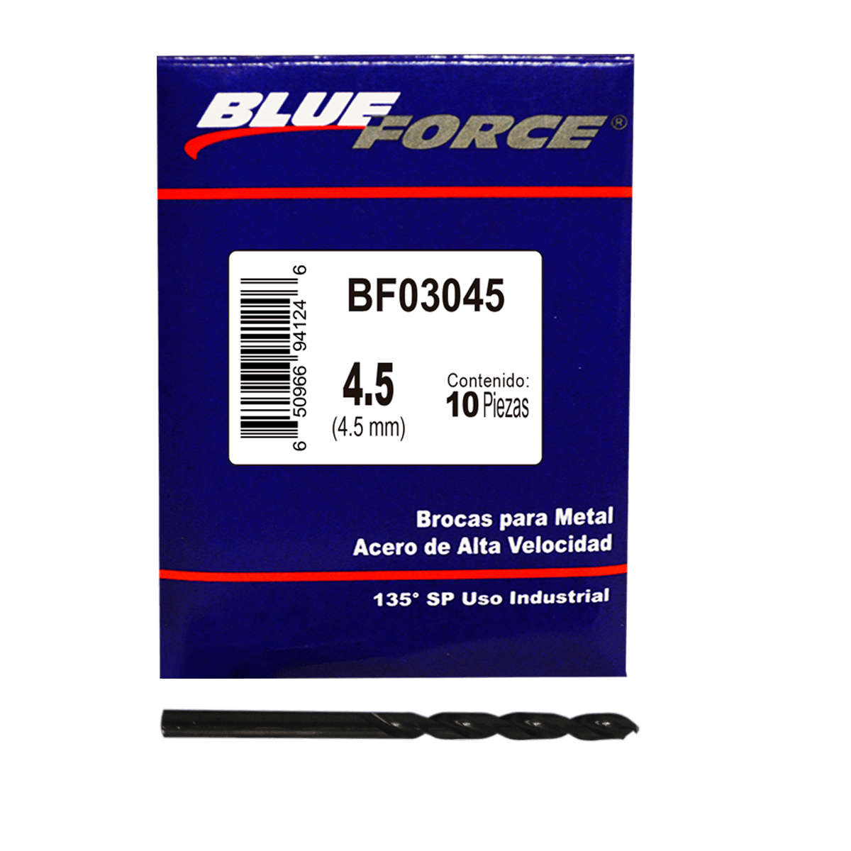 Foto 2 pulgar | Brocas Aav 135° Sp Blue Force Bf03045 4.50  Mm