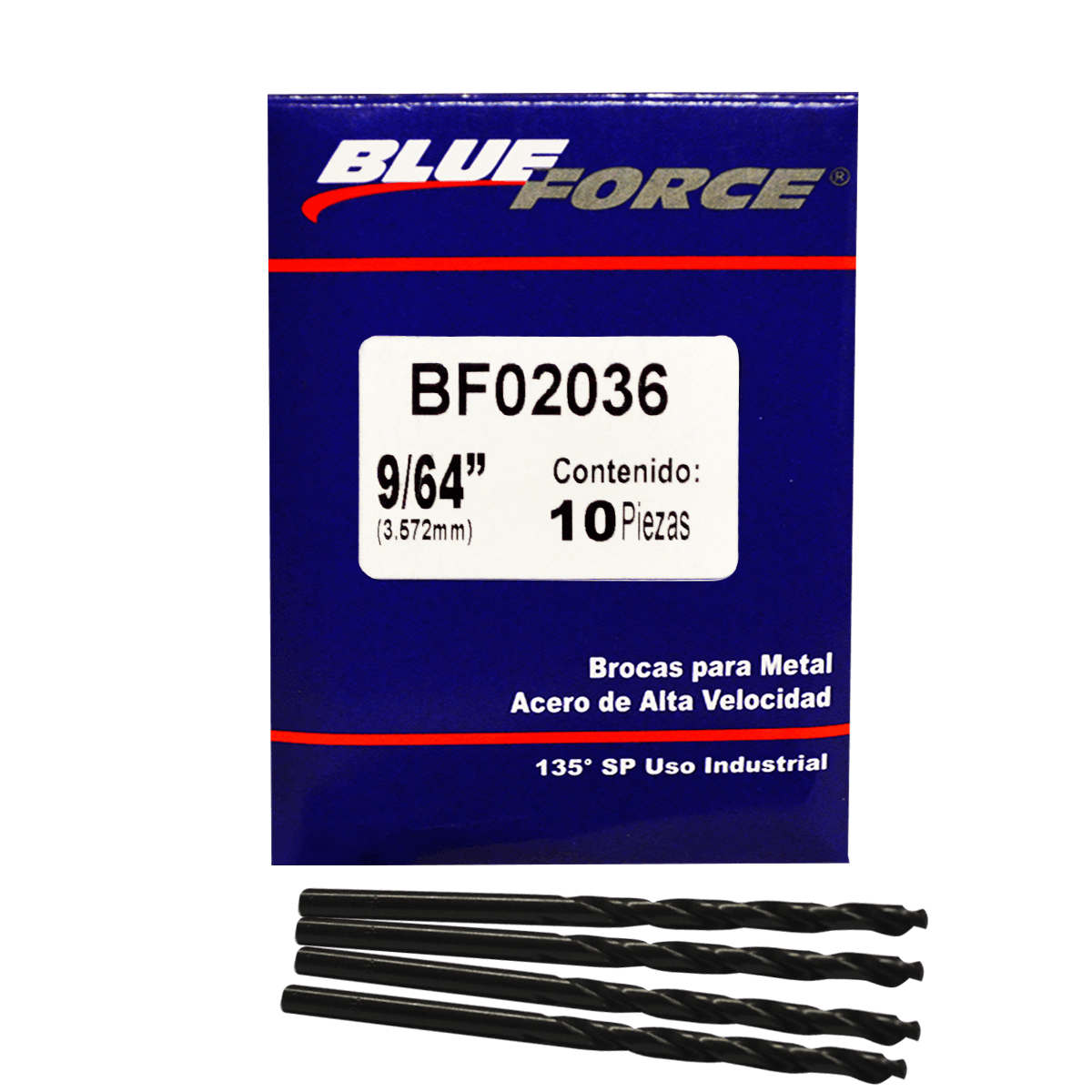 Brocas Aav 135° Sp Blue Force Bf02036 9/64 Plg