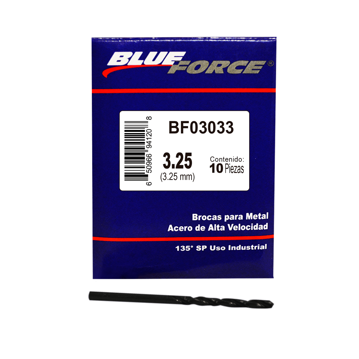 Foto 2 pulgar | Brocas Aav 135° Sp Blue Force Bf03033 3.25 mm