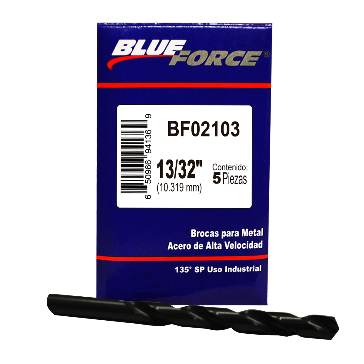 Foto 2 pulgar | Brocas AAV 135° Sp Blue Force Bf02103 13/32 "