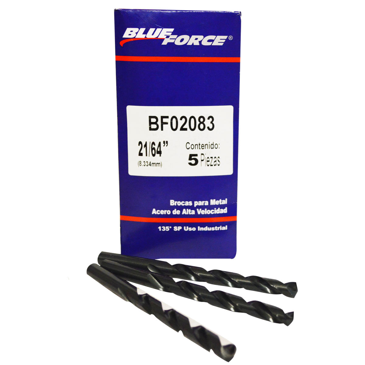 Foto 4 pulgar | Brocas AAV 135° Sp Blue Force Bf02083 21/64 "