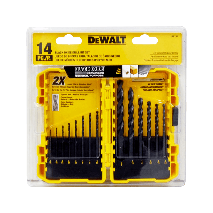 Foto 2 pulgar | Brocas Óxido Negro Dewalt 14 Piezas