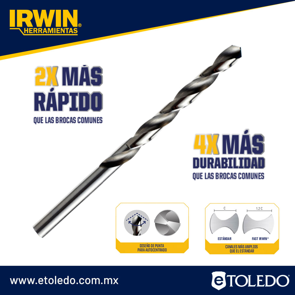 Foto 4 | 2000007 Broca Para Metal Iw150e9017 5/16 Plg