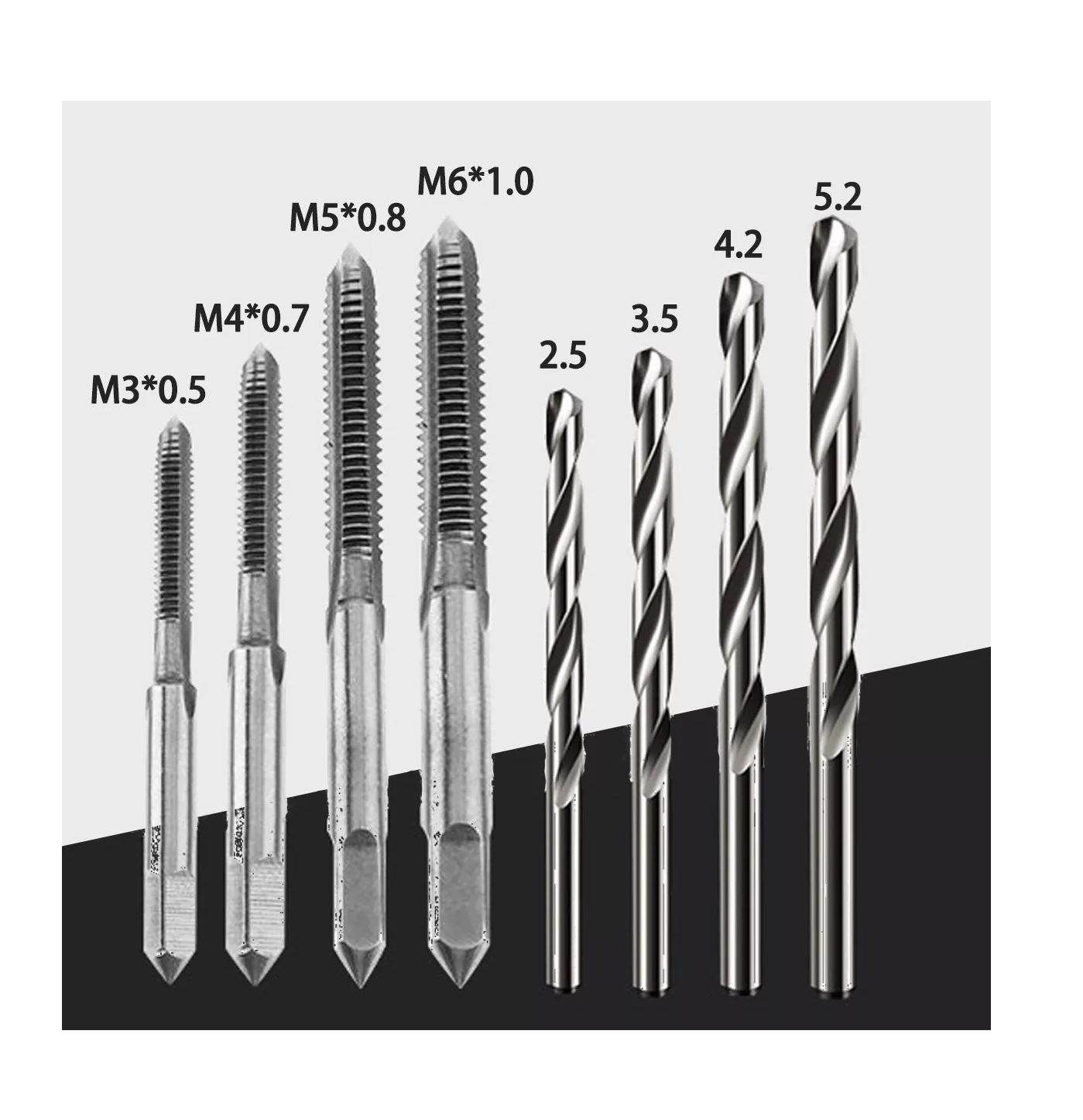 Foto 3 | Brocas para Rosca Roscador M3 M8 5 Piezas