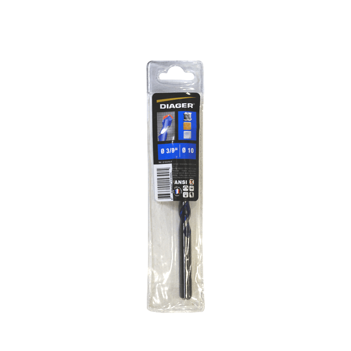 Broca Multiusos Diager 215xd10 3/8 X 5 Plg