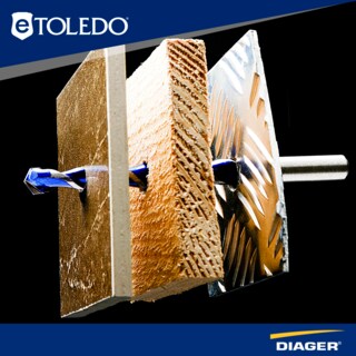 Foto 4 | Broca Multiusos Diager 215xd10 3/8 X 5 Plg