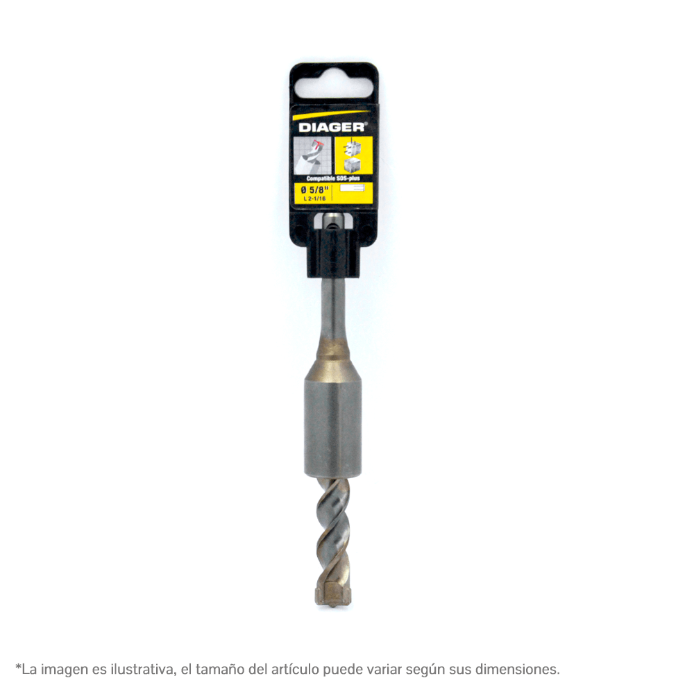 Foto 1 | Broca Para Concreto Sds Plus Diager I141ud5/8l2.1/16 5/8 Plg