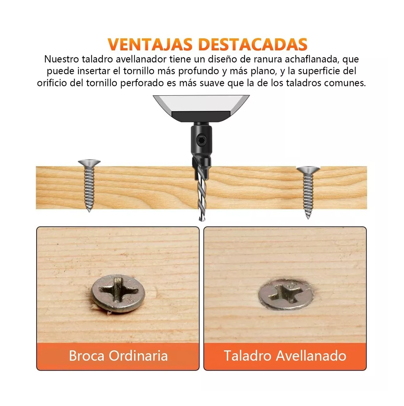 Foto 4 | Brocas Avellanadoras Lab.G para Carpintería 5 Piezas 10 mm