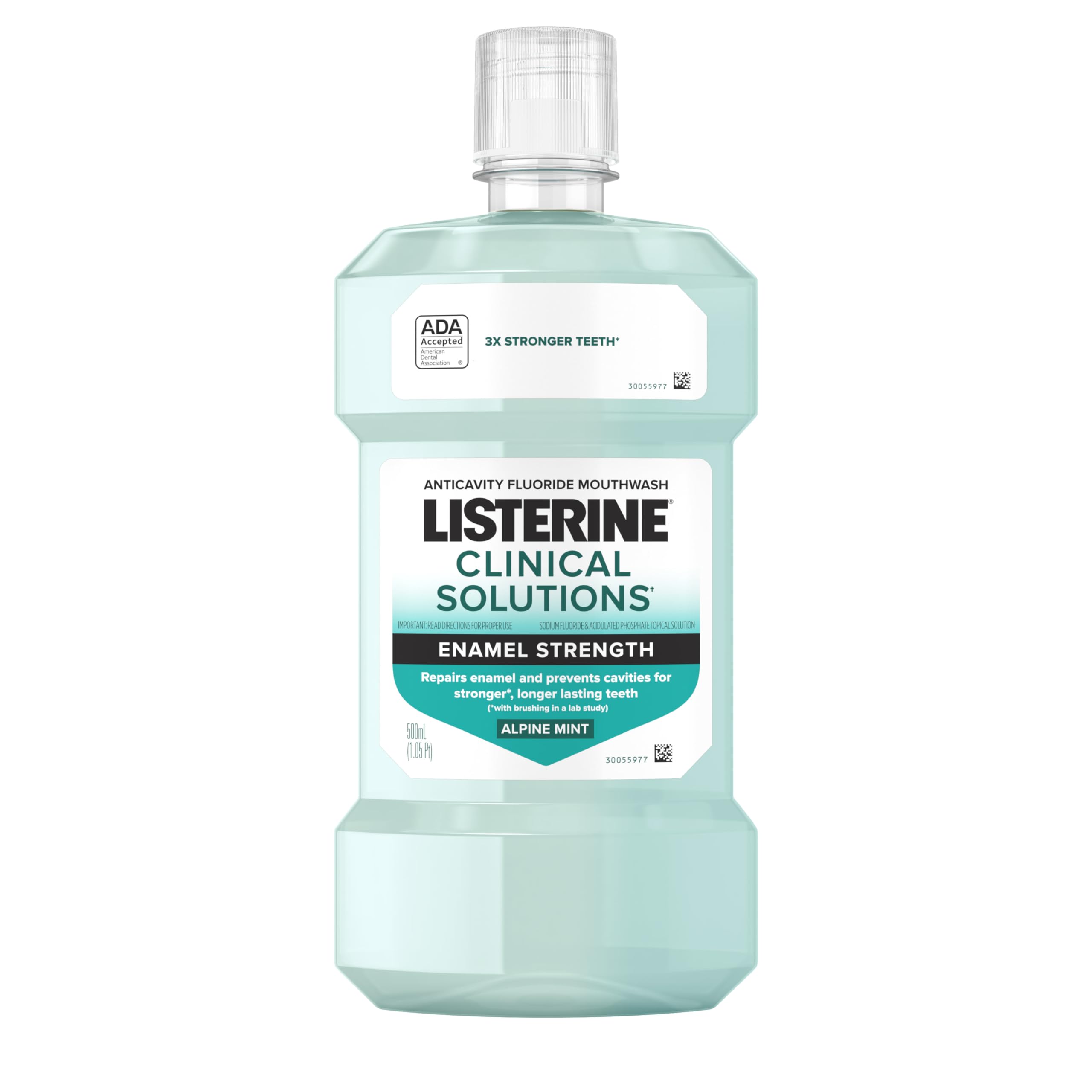 Foto 2 pulgar | Enjuague Bucal Listerine Clinical Solutions Enamel Strength 500 Ml - Venta Internacional.