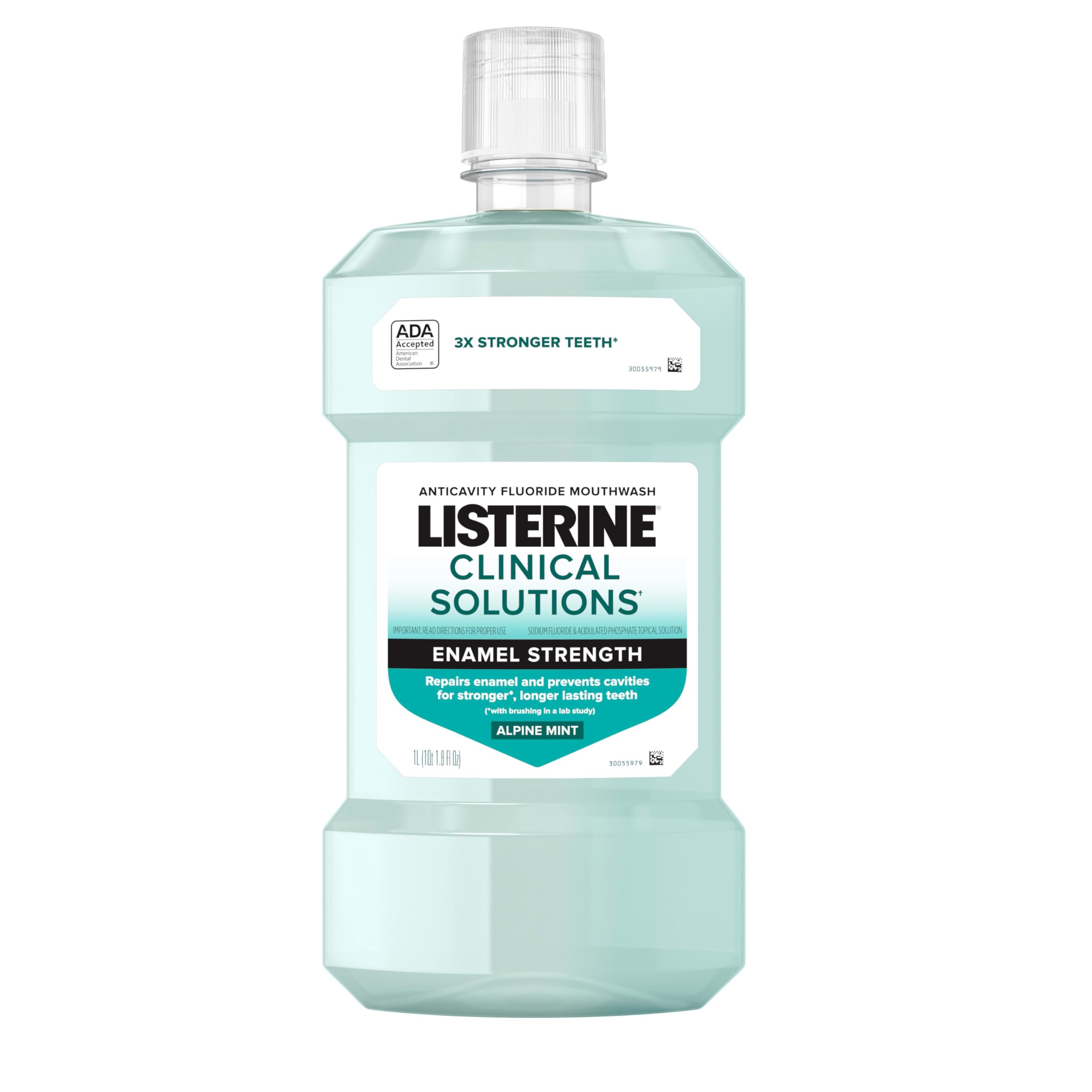 Foto 2 pulgar | Enjuague Bucal Listerine Clinical Solutions Enamel Strength, 1 Litro - Venta Internacional.