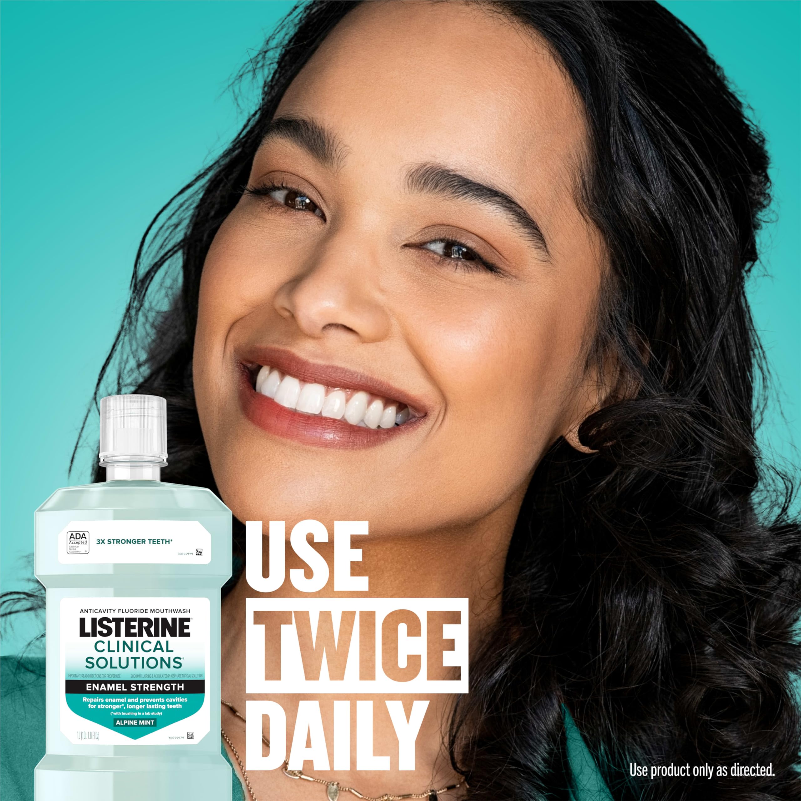 Foto 6 pulgar | Enjuague Bucal Listerine Clinical Solutions Enamel Strength, 1 Litro - Venta Internacional.